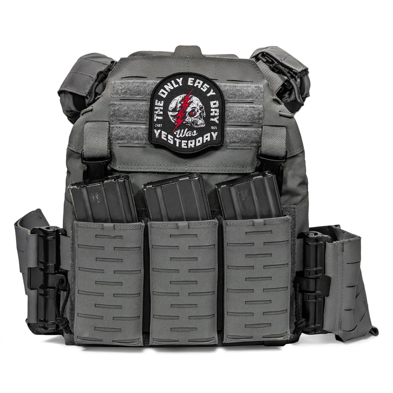 Load image into Gallery viewer, The Only Easy Day Was Yesterday Velcro Patch
