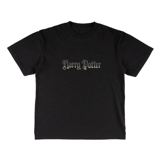 Welcome x Harry Potter Thestral Boxy Garment-Dyed Tee - Black