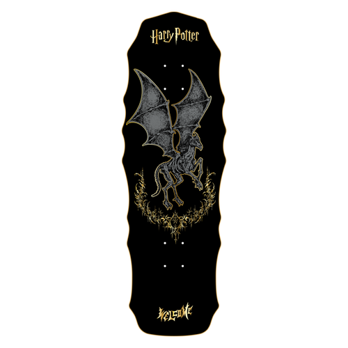 Welcome x Harry Potter Thestral on Widow Deck - 10″ Black/Gold Foil
