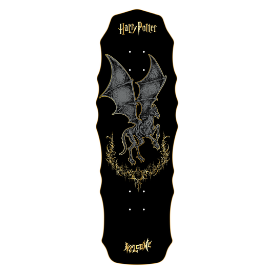 Welcome x Harry Potter Thestral on Widow Deck - 10″ Black/Gold Foil