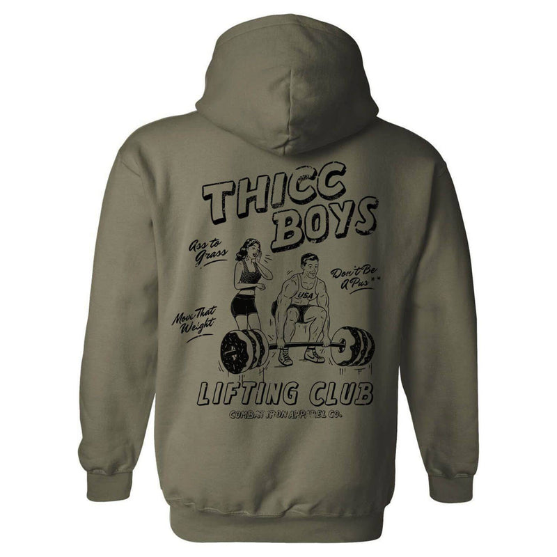 Load image into Gallery viewer, Thicc Boys Lifting Club Men&#39;s Hoodie
