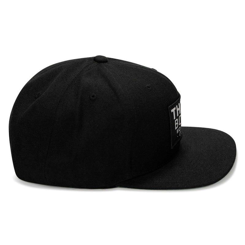 Load image into Gallery viewer, Thicc Boys Workout Club Patch Flatbill Snapback Hat
