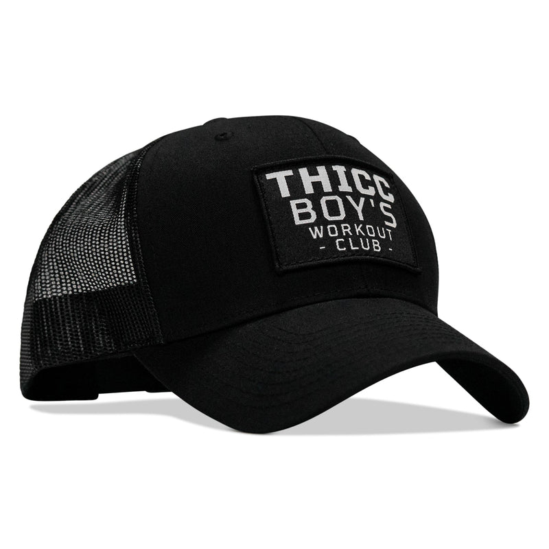 Load image into Gallery viewer, Thicc Boys Workout Patch Snapback Hat
