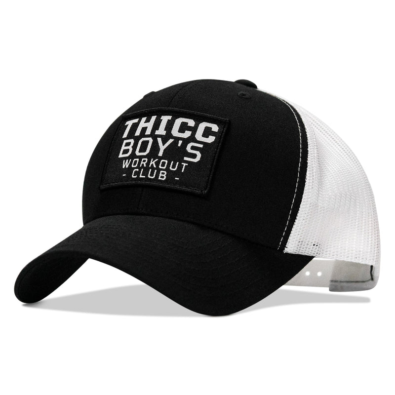Load image into Gallery viewer, Thicc Boys Workout Patch Snapback Hat
