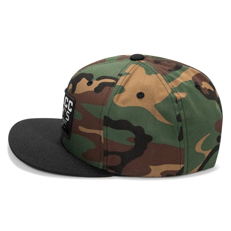 Load image into Gallery viewer, Thicc Boys Workout Club Patch Flatbill Snapback Hat

