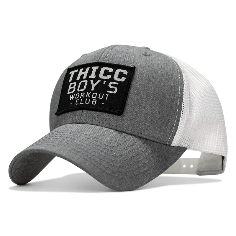 Load image into Gallery viewer, Thicc Boys Workout Patch Snapback Hat
