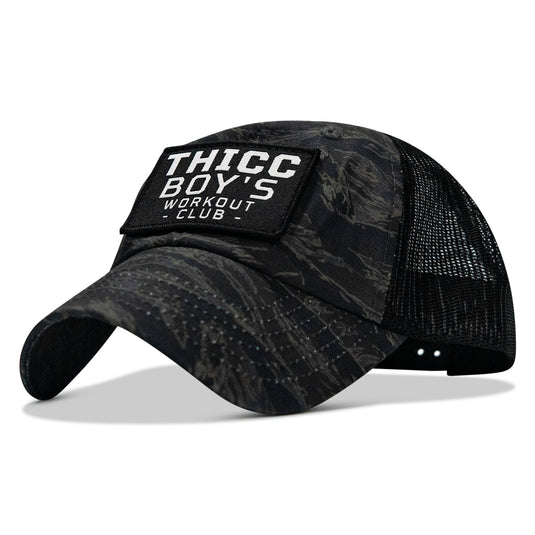 Ripstop Thicc Boys Workout Club Patch Tactical Ripstop Mesh Snapback Hat