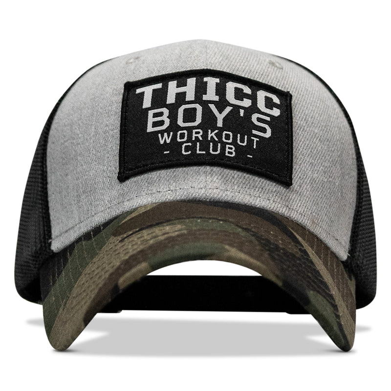 Load image into Gallery viewer, Thicc Boys Workout Club Patch Original Ripstop Snapback Hat

