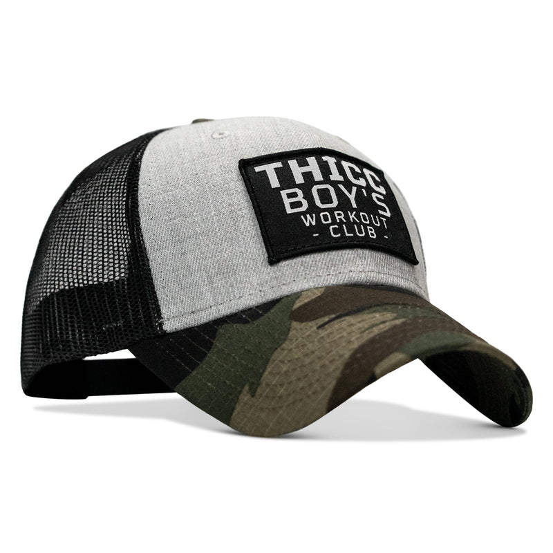 Load image into Gallery viewer, Thicc Boys Workout Club Patch Original Ripstop Snapback Hat
