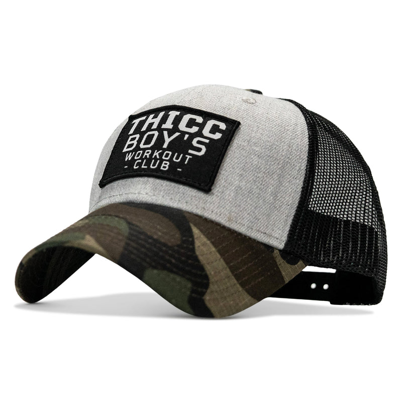 Load image into Gallery viewer, Thicc Boys Workout Club Patch Original Ripstop Snapback Hat

