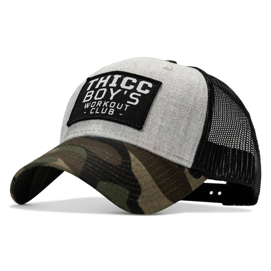 Thicc Boys Workout Club Patch Original Ripstop Snapback Hat