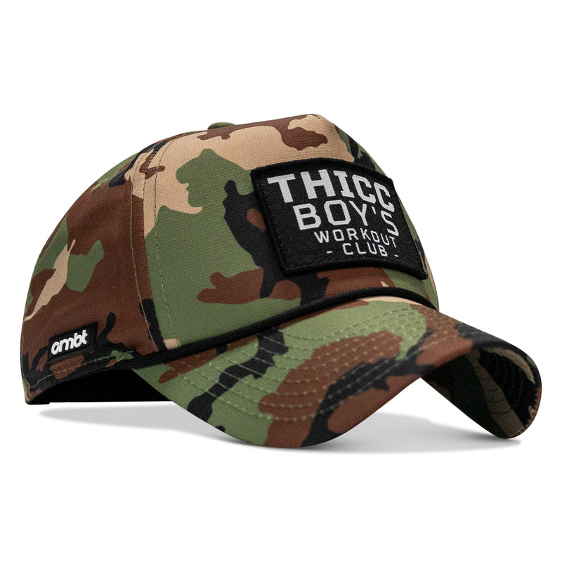 Load image into Gallery viewer, Thicc Boys Workout Club Patch Weekender Snapback
