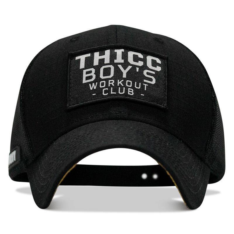Load image into Gallery viewer, Thicc Boys Workout Club Patch Original Ripstop Snapback Hat
