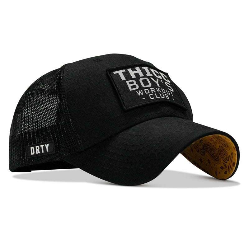 Load image into Gallery viewer, Thicc Boys Workout Club Patch Original Ripstop Snapback Hat
