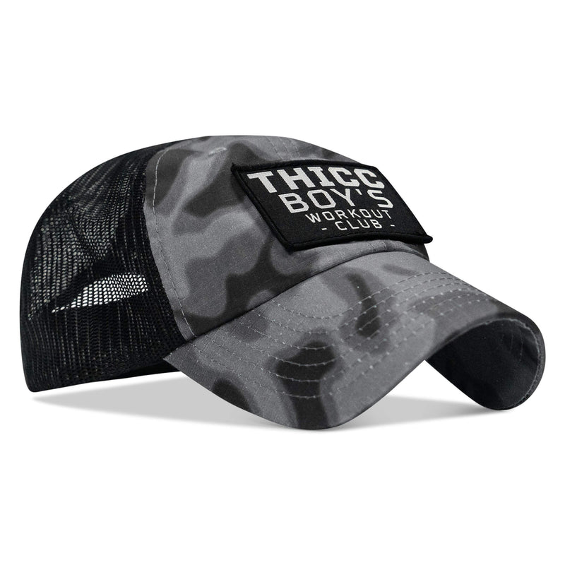 Load image into Gallery viewer, Ripstop Thicc Boys Workout Club Patch Tactical Ripstop Mesh Snapback Hat

