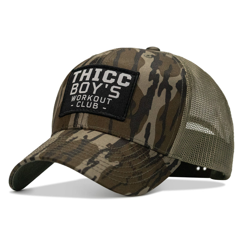 Load image into Gallery viewer, Thicc Boys Workout Patch Snapback Hat

