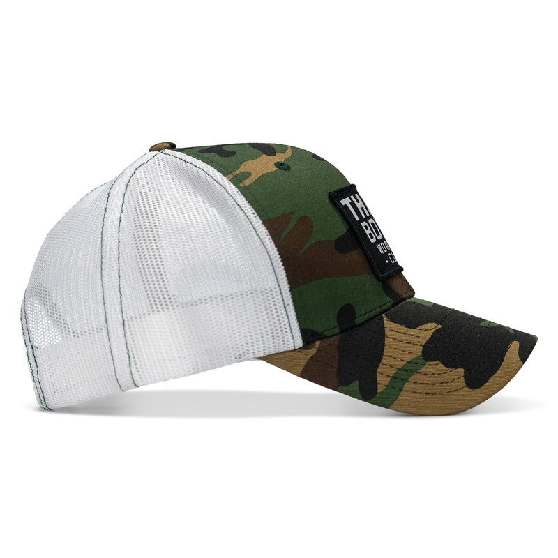Load image into Gallery viewer, Thicc Boys Workout Patch Snapback Hat
