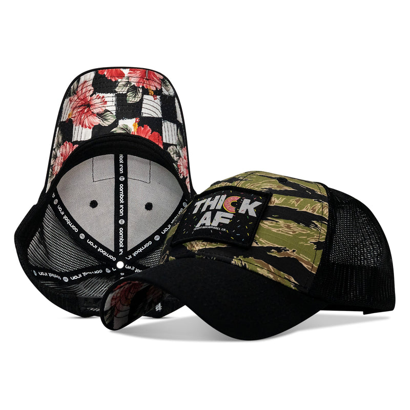 Load image into Gallery viewer, THICK AF Donut Edition Patch Original Ripstop Snapback Hat

