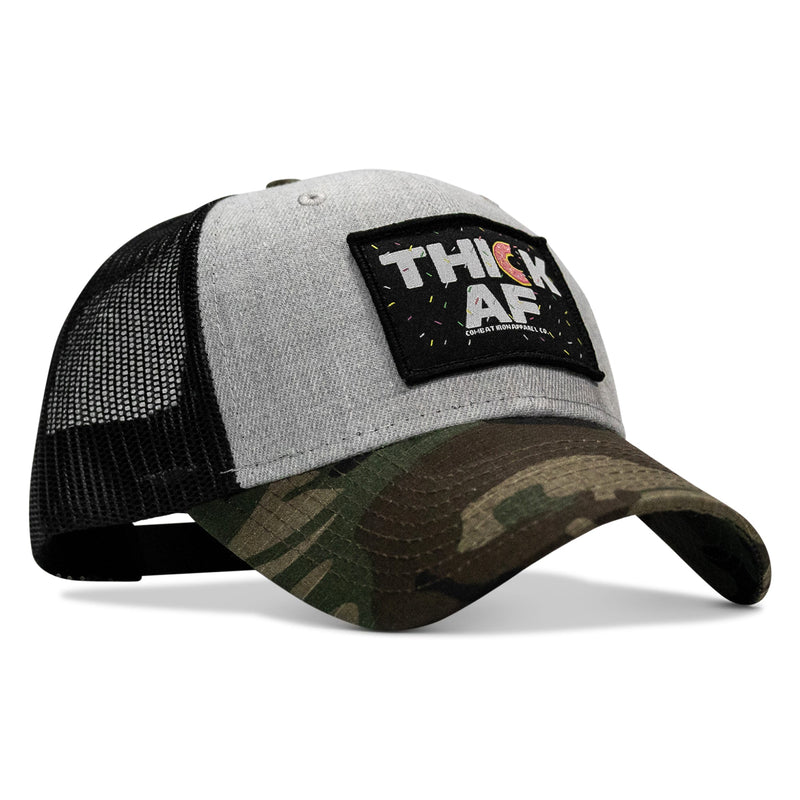Load image into Gallery viewer, THICK AF Donut Edition Patch Original Ripstop Snapback Hat
