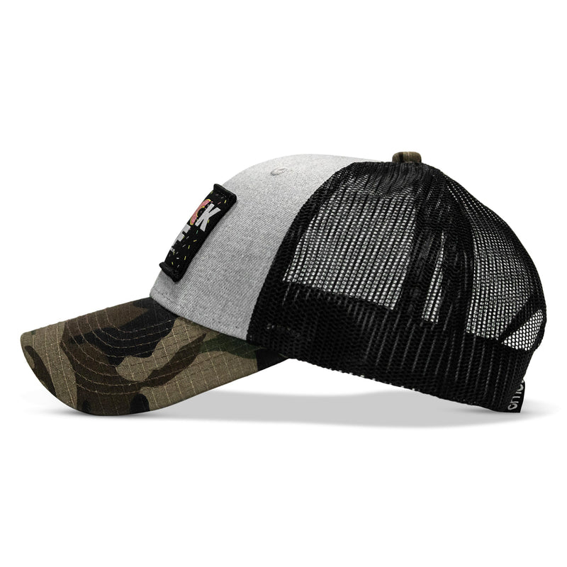 Load image into Gallery viewer, THICK AF DONUT EDITION PATCH MID-PROFILE MESH SNAPBACK Hat
