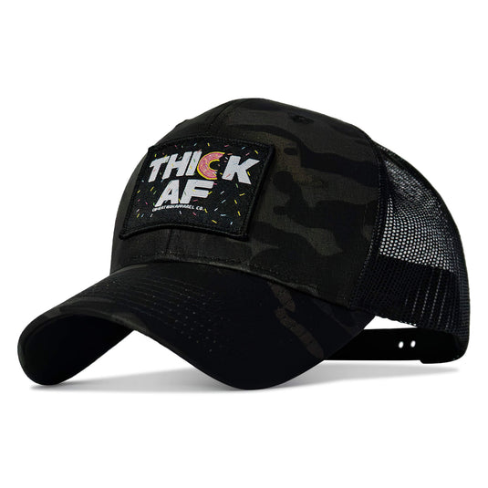 THICK AF DONUT EDITION PATCH MID-PROFILE MESH SNAPBACK Hat