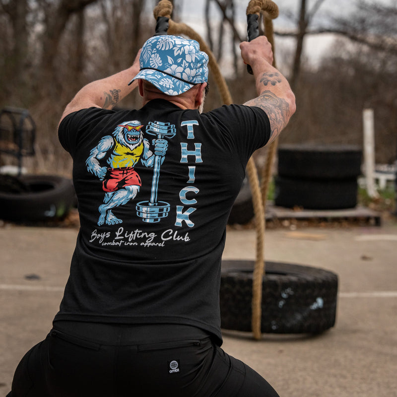Load image into Gallery viewer, Thick Boys Lifting Club Yeti Men's T-Shirt
