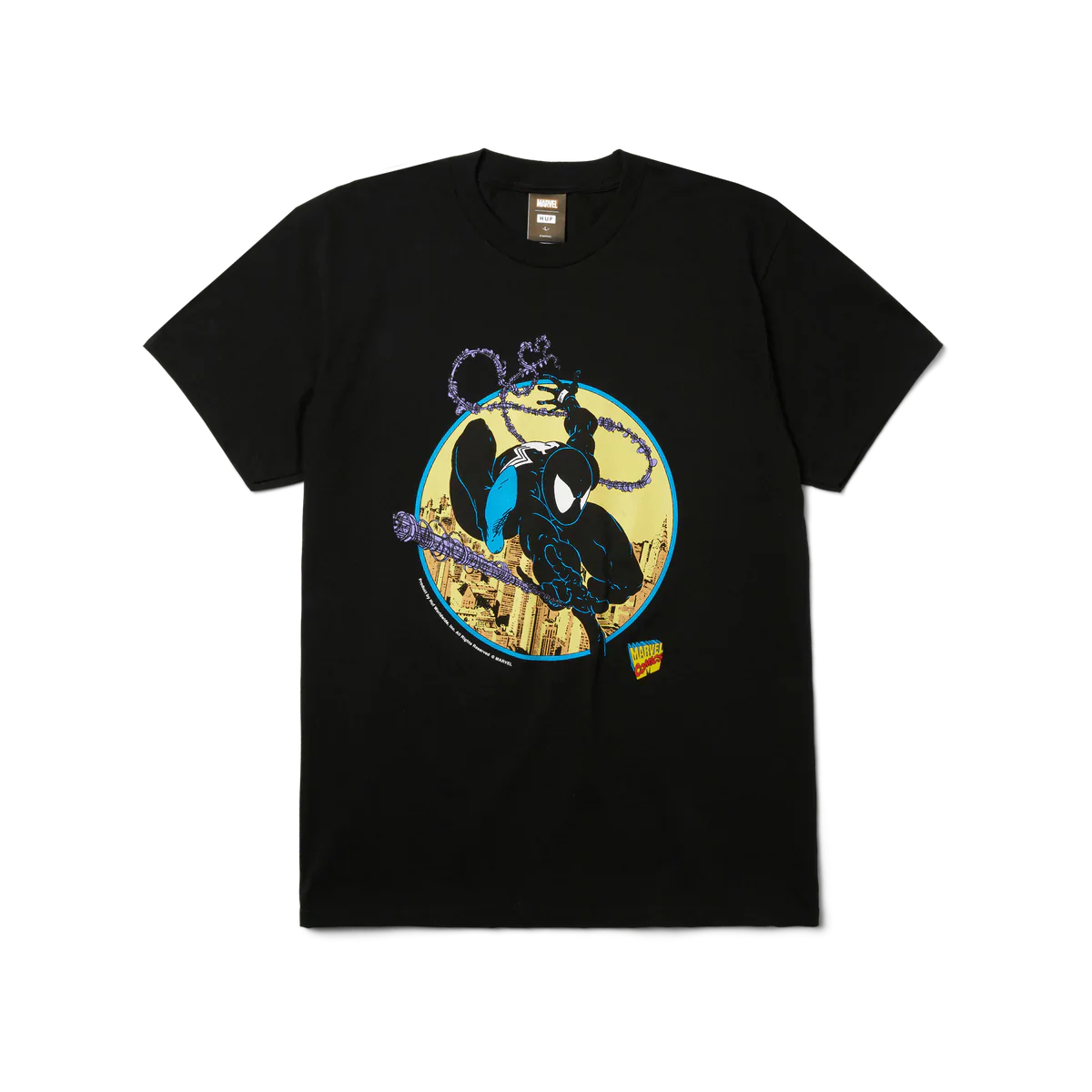 HUF x Marvel Spider-Man Three Hundred T-Shirt - Black