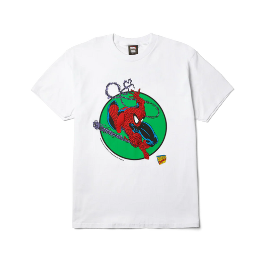 HUF x Marvel Spider-Man Three Hundred SS T-Shirt - White