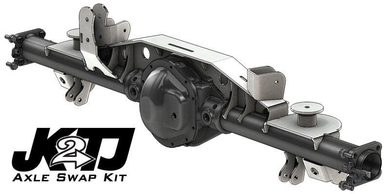 Load image into Gallery viewer, JK2TJ Rear Axle Swap Kit with Truss
