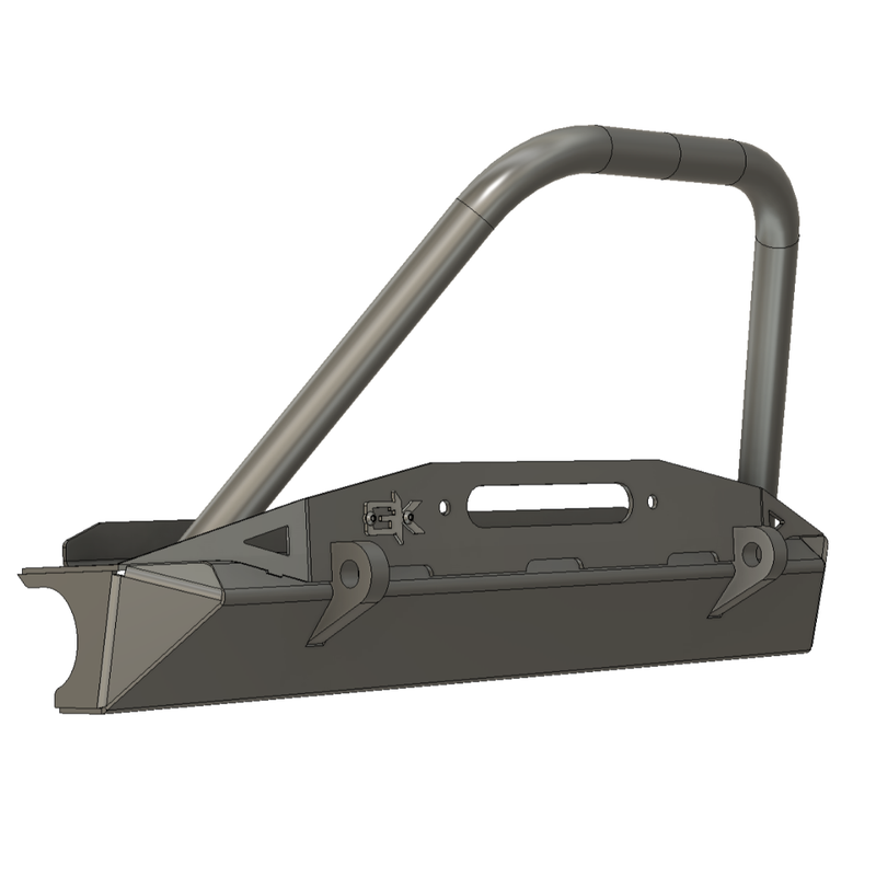 Load image into Gallery viewer, Front Diamond Series Stubby Bumper for Jeep TJ Wrangler (97-06)
