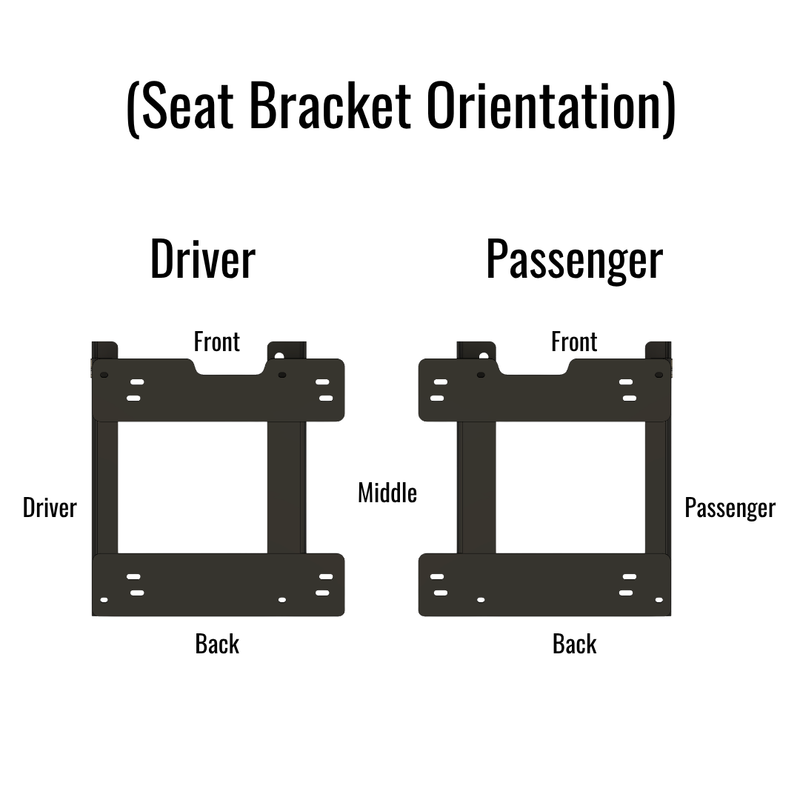 Load image into Gallery viewer, "Big and Tall" Seat Lowering Brackets for Jeep TJ Wrangler
