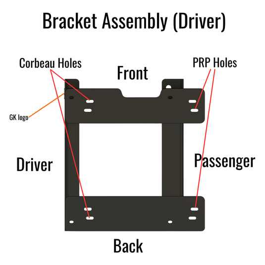 "Big and Tall" Seat Lowering Brackets for Jeep TJ Wrangler