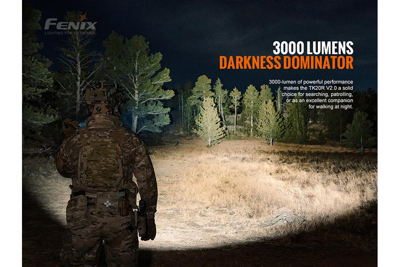 Load image into Gallery viewer, Fenix TK20R V2.0 Rechargeable Flashlight with FREE T5 Tactical Pen (optional)
