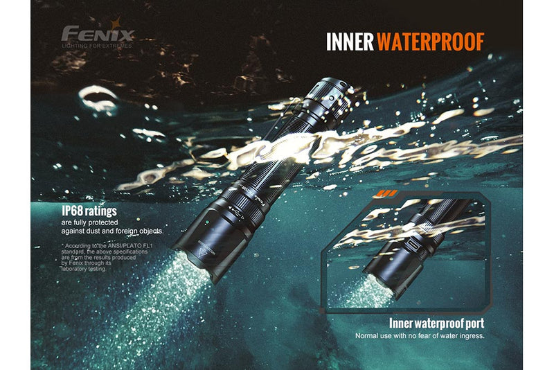 Load image into Gallery viewer, Fenix TK20R V2.0 Rechargeable Flashlight with FREE T5 Tactical Pen (optional)
