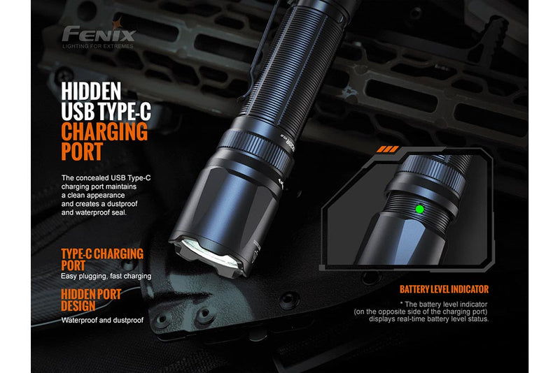 Load image into Gallery viewer, Fenix TK20R V2.0 Rechargeable Flashlight with FREE T5 Tactical Pen (optional)
