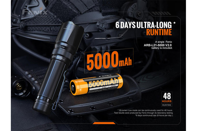 Load image into Gallery viewer, Fenix TK20R V2.0 Rechargeable Flashlight with FREE T5 Tactical Pen (optional)
