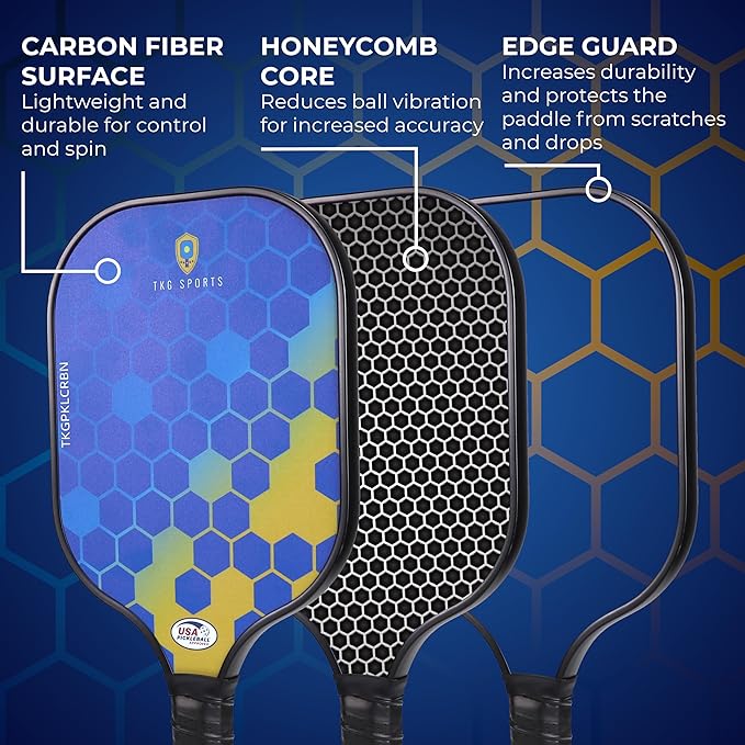 Load image into Gallery viewer, Carbon FIber Pickleball Set
