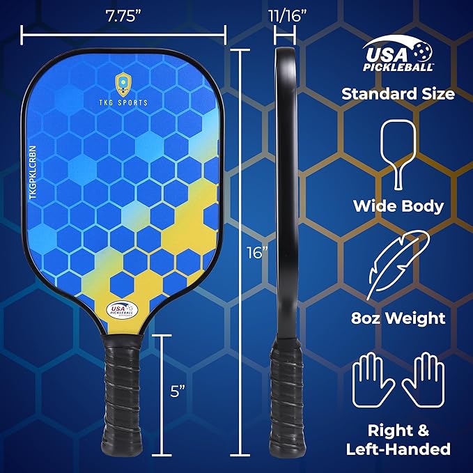 Load image into Gallery viewer, Carbon FIber Pickleball Set
