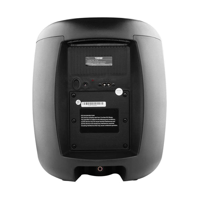 Load image into Gallery viewer, TLV 6.5&quot; Amplified With Battery Self Powered Party Speaker With RGB LED Lights Bluetooth and TWS 200 Watts - Skoutley Outdoors LLC
