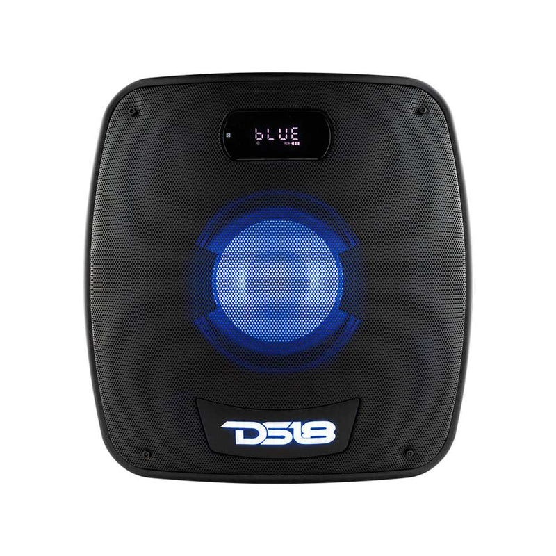 Load image into Gallery viewer, TLV 6.5&quot; Amplified With Battery Self Powered Party Speaker With RGB LED Lights Bluetooth and TWS 200 Watts - Skoutley Outdoors LLC
