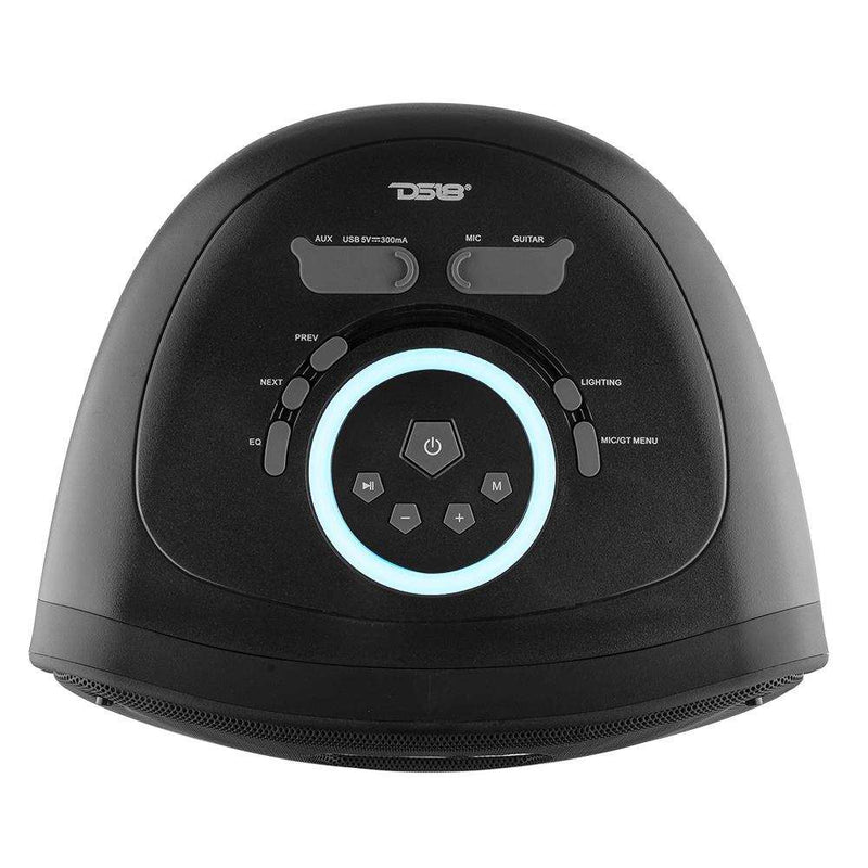 Load image into Gallery viewer, TLV 6.5&quot; Amplified With Battery Self Powered Party Speaker With RGB LED Lights Bluetooth and TWS 200 Watts - Skoutley Outdoors LLC
