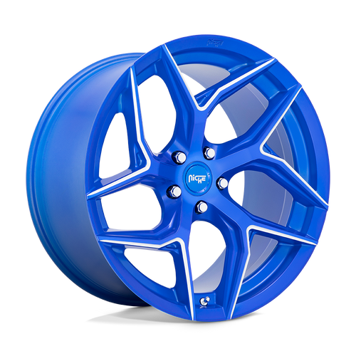 Niche 1 Pc M268 Torsion Anodized Blue Milled