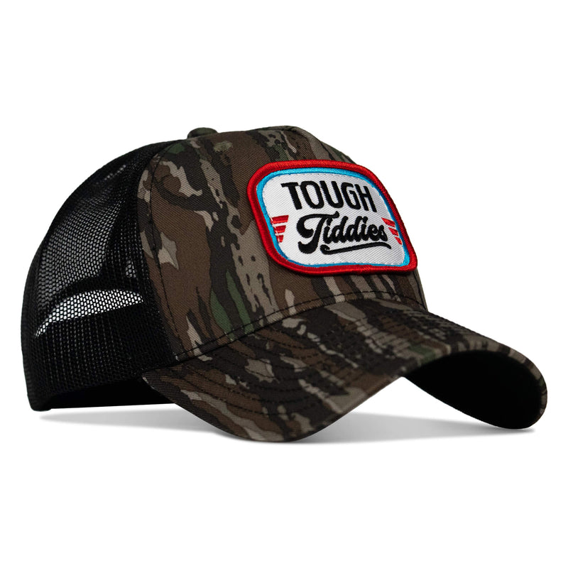 Load image into Gallery viewer, Tough Tiddies USA Patch Snapback Hat
