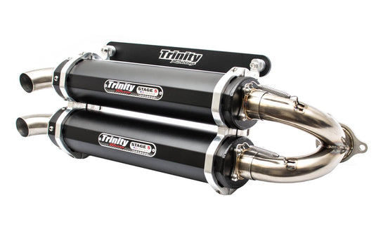 Trinity Racing Slip On Exhaust for Polaris RZR XP Turbo & Turbo S
