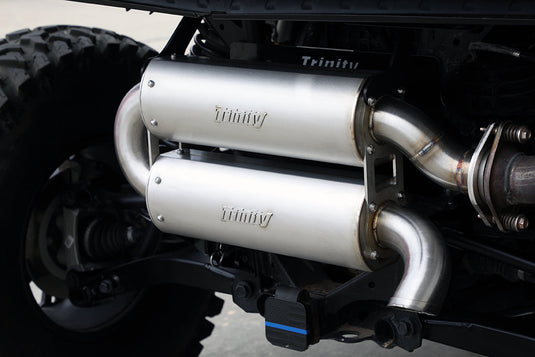 POLARIS XPEDITION DUAL MUFFLER EXHAUST - QUIET SLIP ON