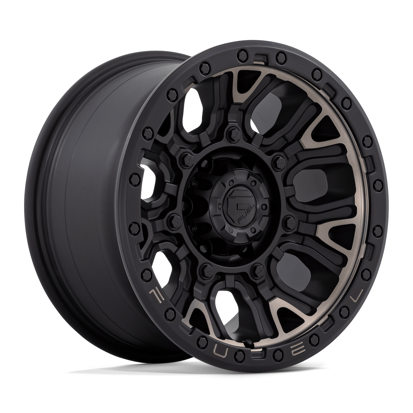 Fuel 1 Pc D824 Traction Matte Black With Double Dark Tint