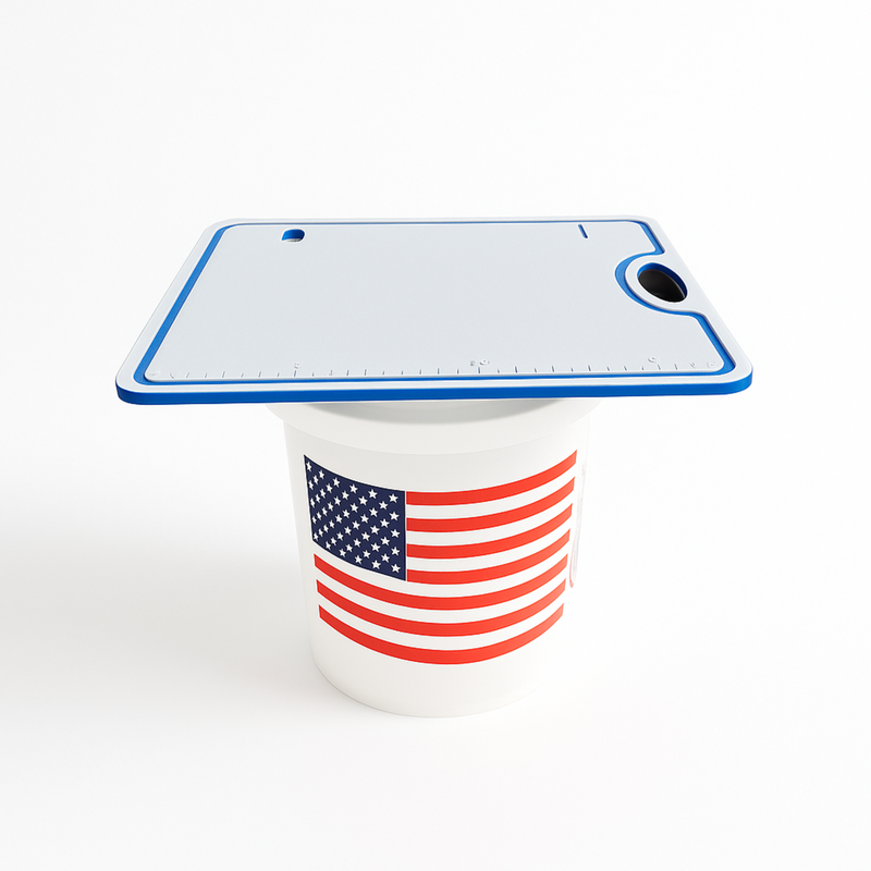 Load image into Gallery viewer, Made in the USA | Premium Bucket or Cooler Fishing Cutting Board
