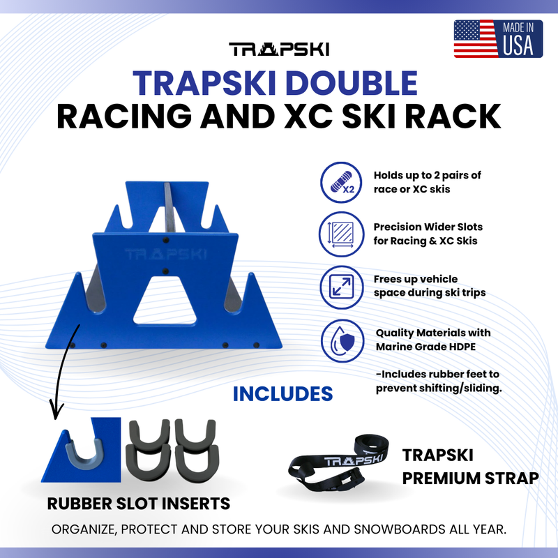 Load image into Gallery viewer, TRAPSKI DOUBLE Wide Stance Snowboard Rack
