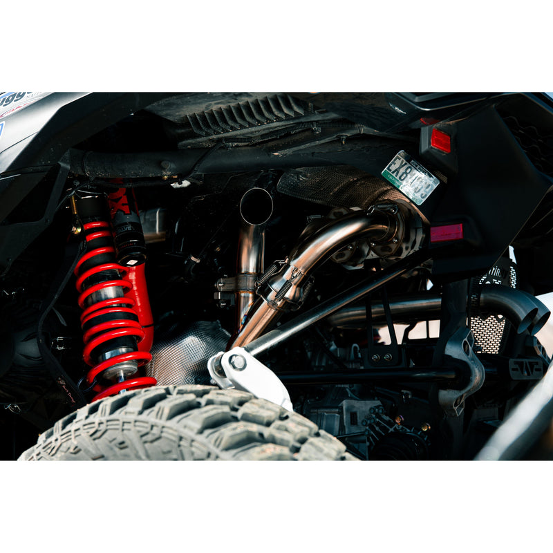 Load image into Gallery viewer, 2024+ Can-Am Maverick R Sidepiece Valved Head Pipe
