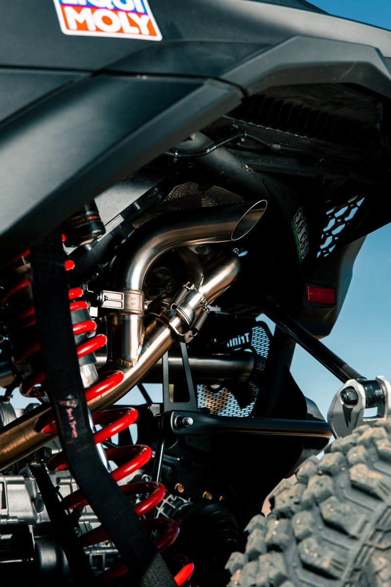 Load image into Gallery viewer, Can-Am Maverick R Sidepiece Valved Head Pipe
